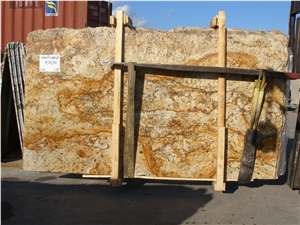 Golden Rustic Granite Slab