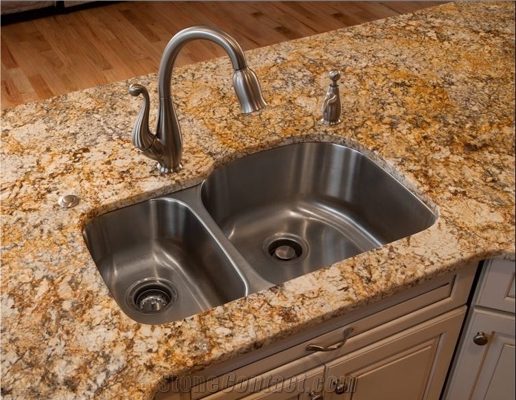 Golden Silver Granite Finished Product