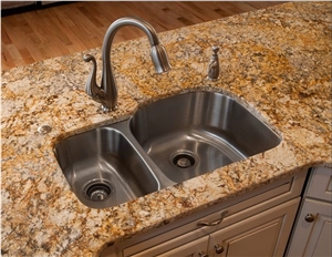 Golden Silver Granite Finished Product