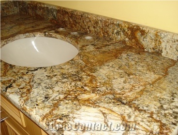 Golden Silver Granite Finished Product