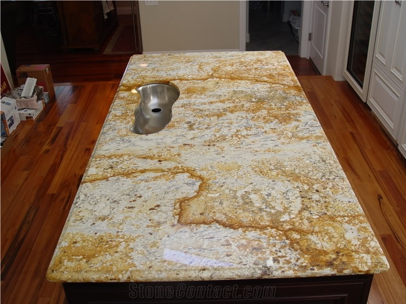 Golden Silver Granite Finished Product