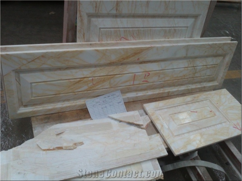 Golden Spider Marble Finished Product