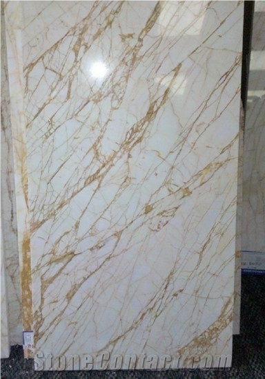 Golden Spider Marble Finished Product