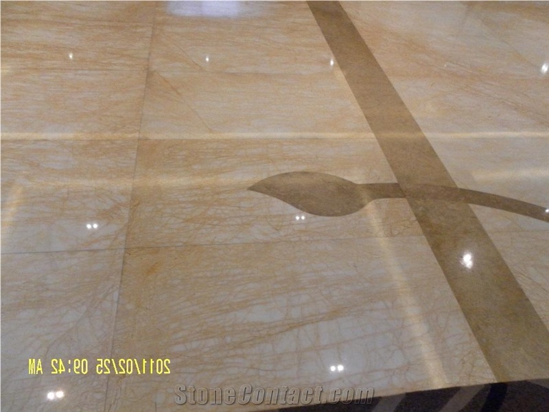 Golden Spider Marble Finished Product