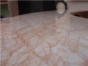 Golden Spider Marble Finished Product