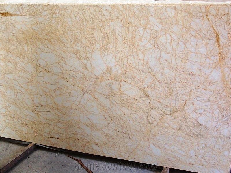 Golden Spider Marble Slab