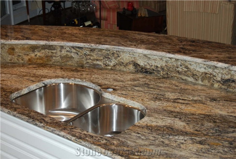 Golden Thunder Granite Finished Product