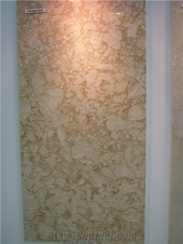Golden Vegas Dark Marble Slab