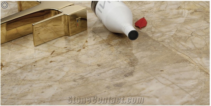 Golden Wave Marble Finished Product