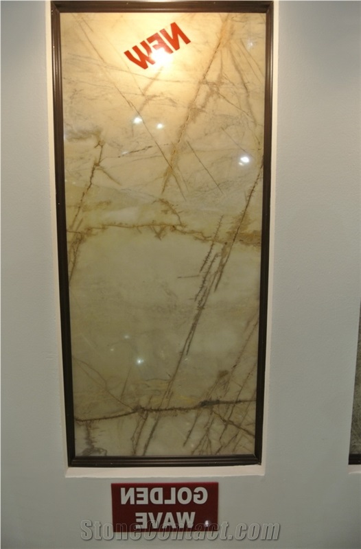 Golden Wave Marble Finished Product