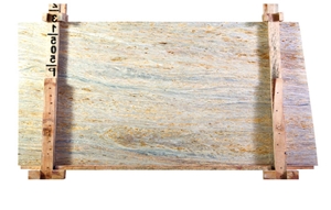 Golden White Marble Slab