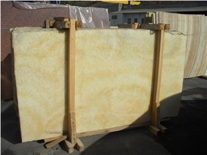 Golden Yellow Onyx Slab