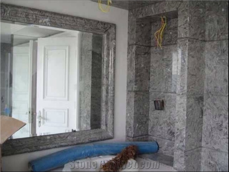 Gray Flower Marble Finished Product