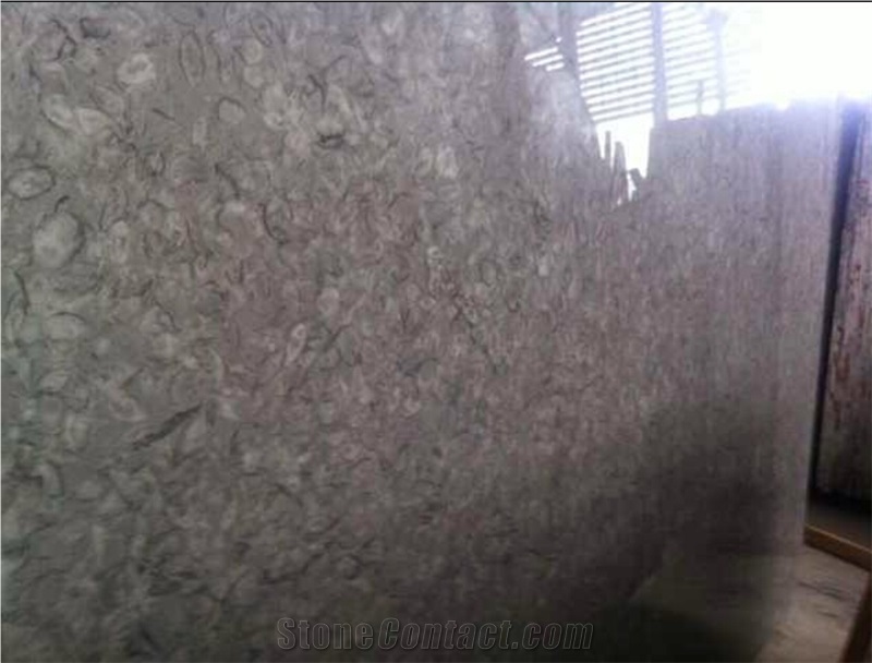 Gray Flower Marble Slab