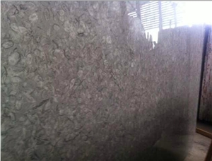 Gray Flower Marble Slab