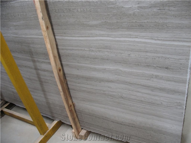 Grey Wood Grain Marble Slab