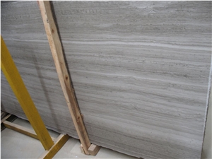 Grey Wood Grain Marble Slab