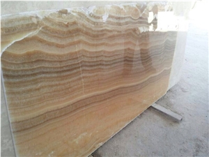 Honey Amber Onyx Slab