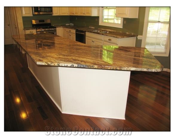 Hurricane Gold Granite Finished Product