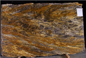 Hurricane Gold Granite Slab
