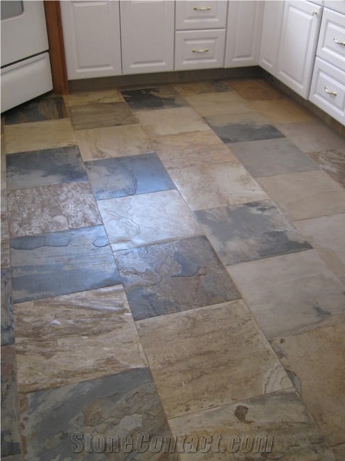 Indian Autumn Slate Finished Product