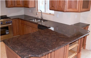 Indian Dakota Mahogany Granite Finished Product