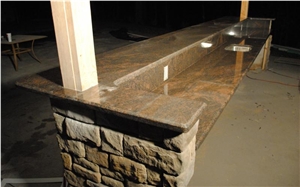 Indian Dakota Mahogany Granite Finished Product