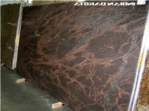 Indian Dakota Mahogany Granite Slab