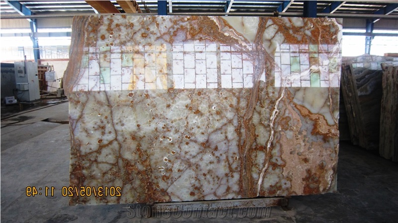 Iran Green Onyx Slab