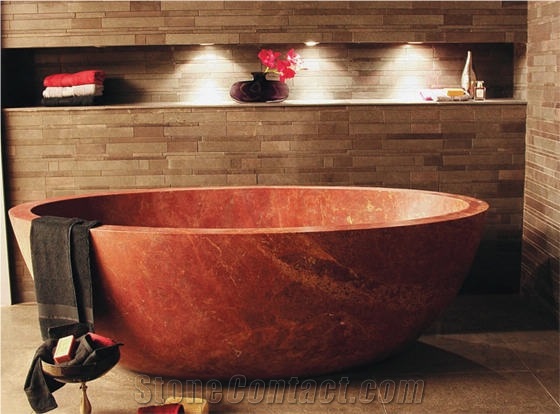 Iran Red Travertine Finished Product