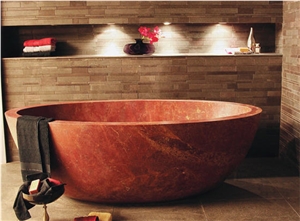 Iran Red Travertine Finished Product