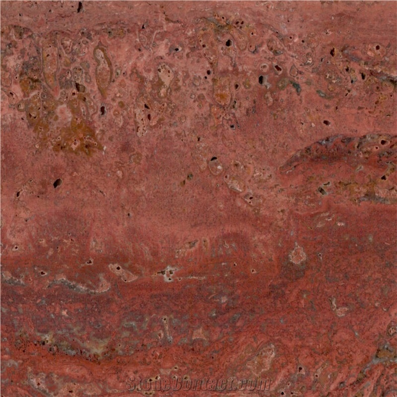 Iran Red Travertine Tile