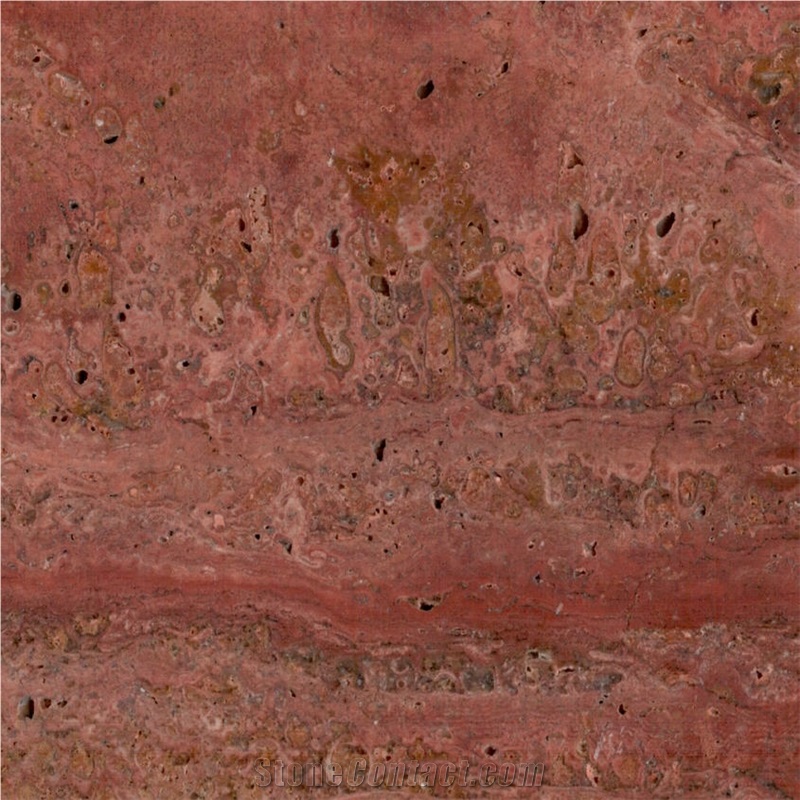 Iran Red Travertine Tile