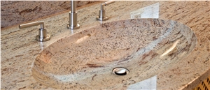 Ivory Brown Granite Finished Product