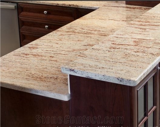 Ivory Brown Granite Finished Product