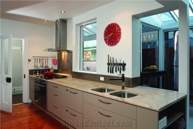 Ivory Fantasy Granite Finished Product