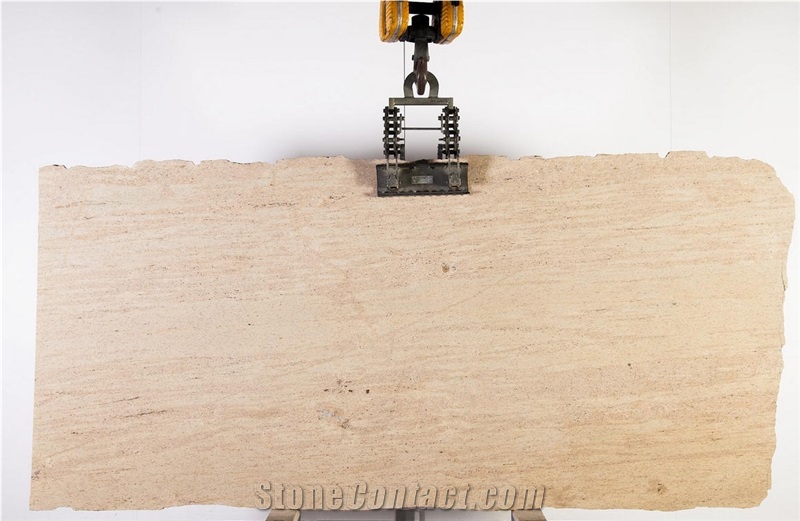 Ivory Raw Silk Granite Slab