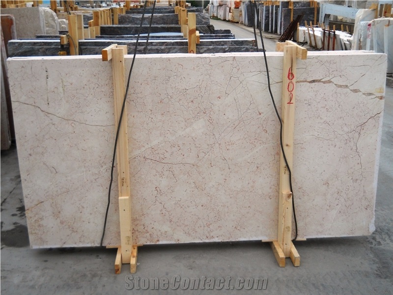 Ivory Rosalia Marble Slab