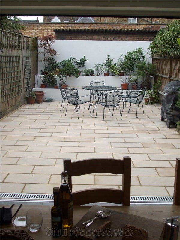 Ivory White Sandstone Finished Product