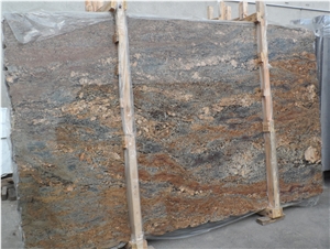 Juparana Crema Bordeaux Granite Slab