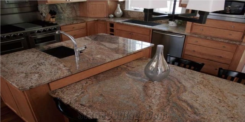 Juparana Tier Granite Finished Product