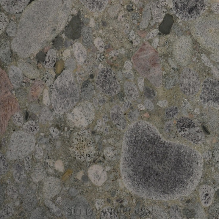 Jurassic Green Mosaic Granite Tile