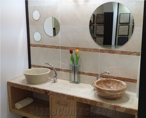 Karia Cream Marble Finished Product