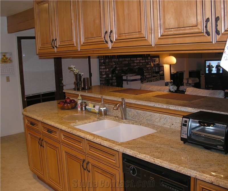 Kashmir Gold Granite Finished Product