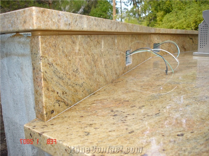 Kashmir Gold Granite Finished Product