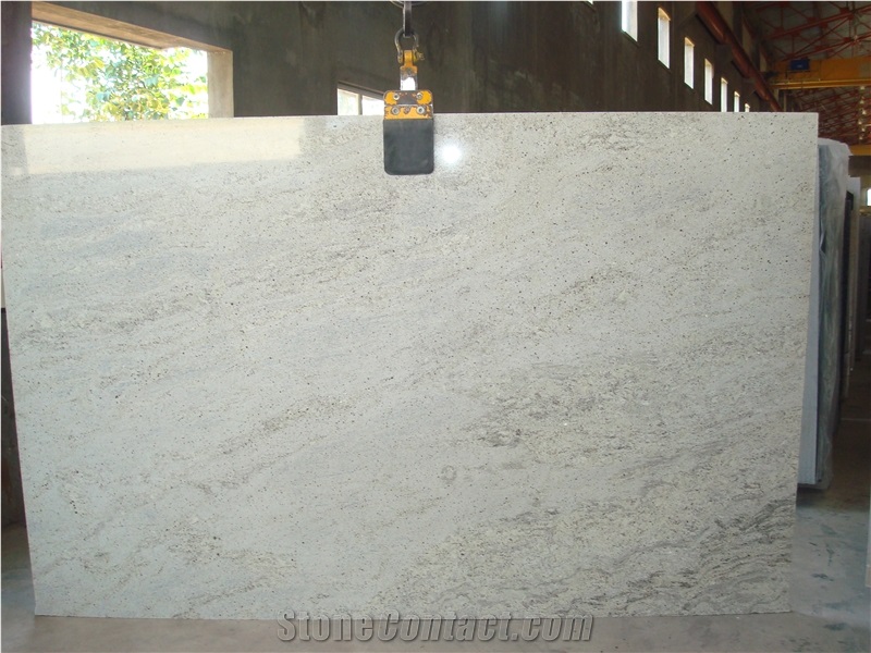 Kashmir White Granite Slab