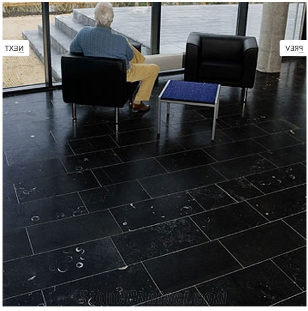 Kilkenny Black Fossil Limestone Finished Product