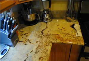 Labareda Golden Granite Finished Product