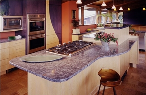 Lavender Blue Granite Finished Product