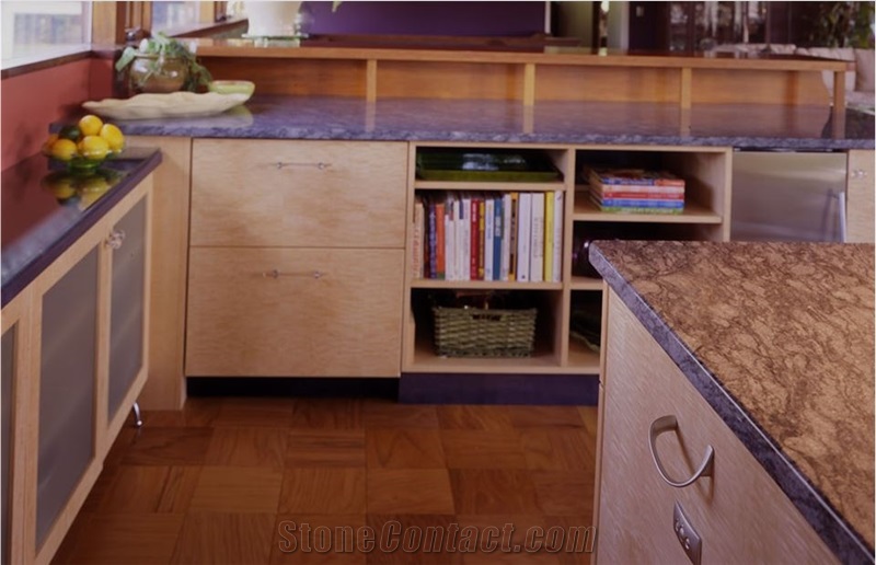 Lavender Blue Granite Finished Product